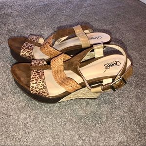 Carlos Santana Wedge Sandals